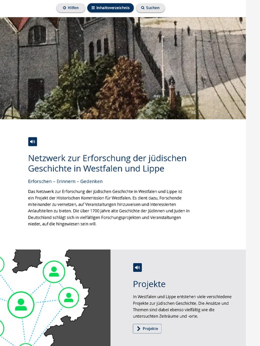 Screenshot der Website (vergrößerte Bildansicht wird geöffnet)