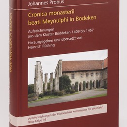 Cover von "Cronica monasterii beati Meynulphi in Bodeken"