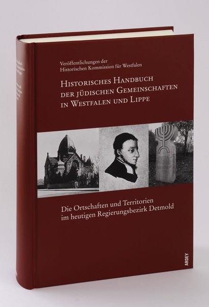 Das Titelbild enthält ein Foto der 1938 zerstörten Synagoge Detmold, ein Bild des Rabbiners M. M. Steinhardt um 1800 und ein Holocaust-Gedenkstein