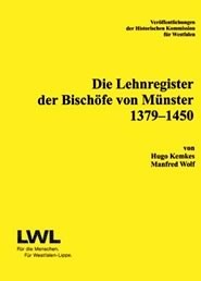 Zu sehen ist das gelbe Titelbild zu den Lehnregister der Bischöfe von Münster 1379-1450
