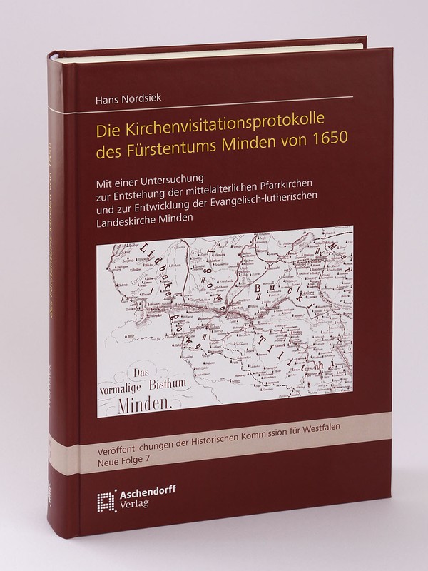 Auf dem Titelbild zu sehen ist ein Ausschnitt einer Karte von 1877 mit dem vormaligen Bistum Minden, aufgeteilt in kirchliche und weltliche Gebiete