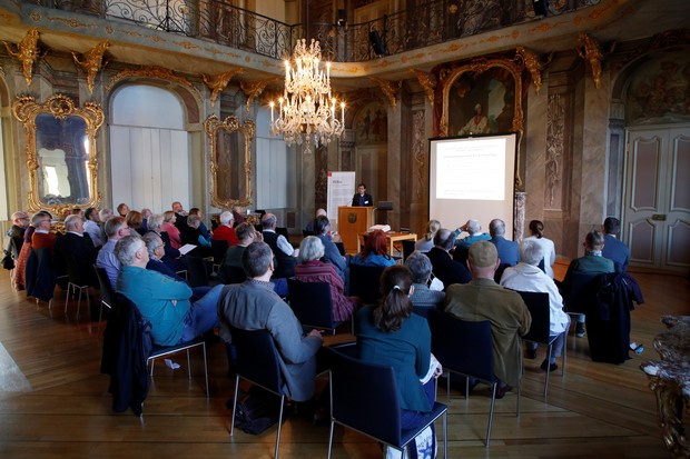 Vortrag im Festsall des Erbdrostenhof