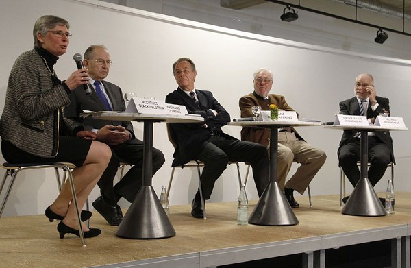 Von links: Mechthild Black-Veldtrup, Ferdinand Tillmann, Franz Müntefering, Dieter-Julius Cronenberg und Wilfried Reininghaus