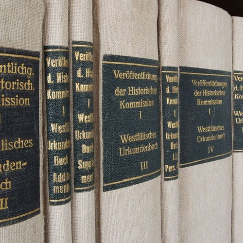 Bände des Westfälischen Urkundenbuchs