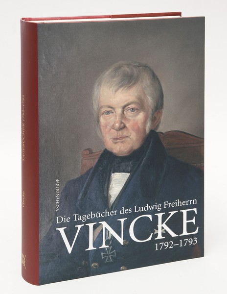 Auf der gänzlich in rot gehaltenen Vorderseite der Veröffentlichung stehen Titel und Verlag des Buches