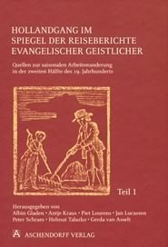 Titelbild Hollandgang im Spiegel der Reiseberichte evangelischer Geistlicher. Zu sehen sind zwei Personen die Feldarbeit verrichten